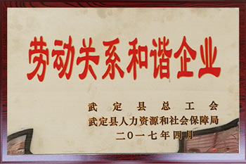 麗砂榮獲：勞動關系和諧企業