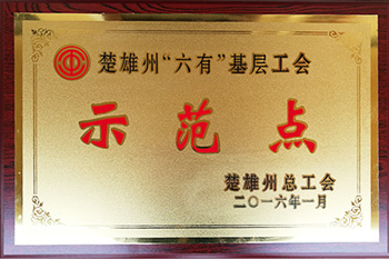 麗砂榮獲：六有基層工會示范點